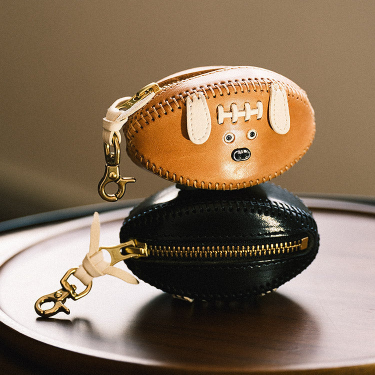 Doggo Ball Handmade Leather Charm