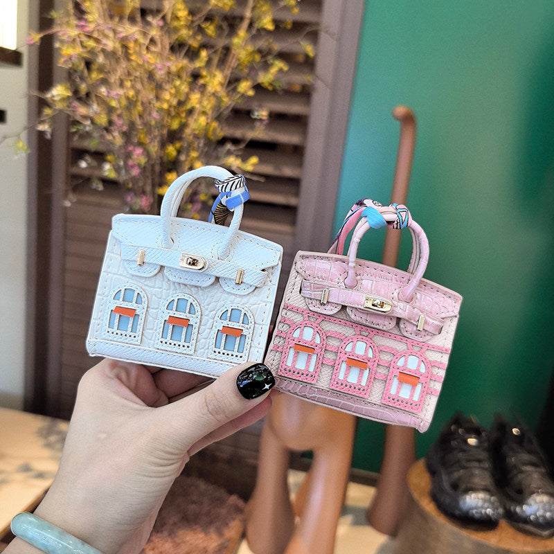 Mini Rue Maison Bag Charm Keychain