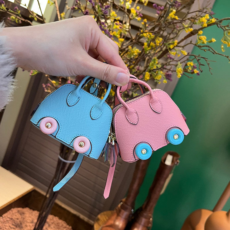 Mini Carriage Bag Charm Keychain