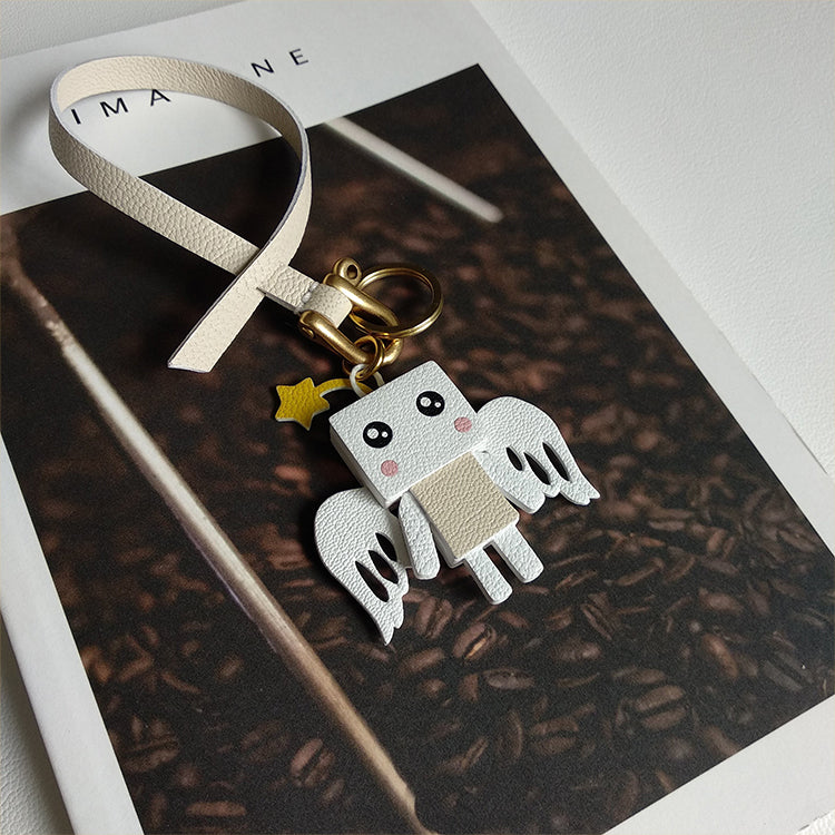Heaven & Hell Handmade Leather Charm