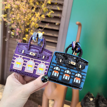 Mini Rue Maison Bag Charm Keychain