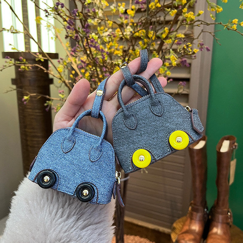 Mini Carriage Bag Charm Keychain