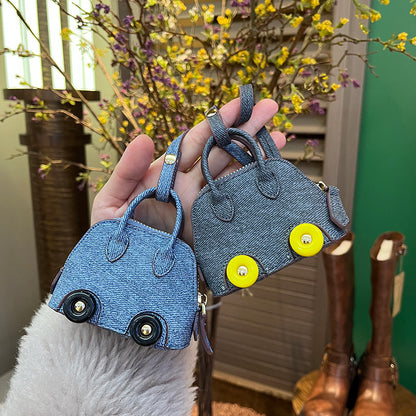 Mini Carriage Bag Charm Keychain