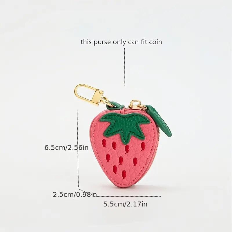 Mini Fruit Handmade Pouch Keychain Charm