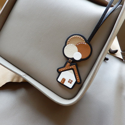Floating Home Handmade Leather Charms