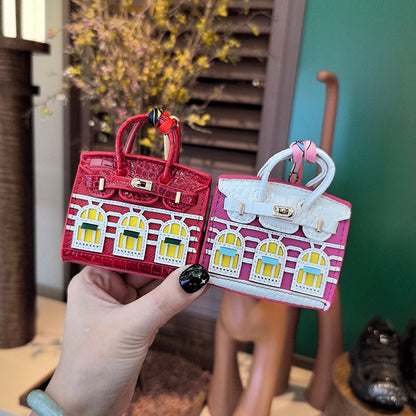 Mini Rue Maison Bag Charm Keychain