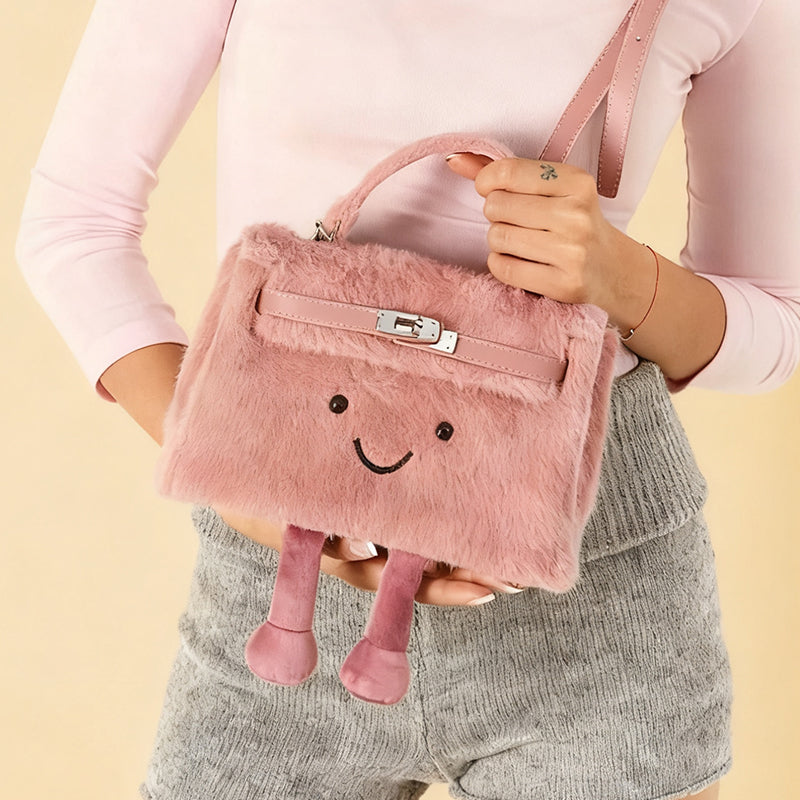 Classic Petal Pink Pluffy BK Bag