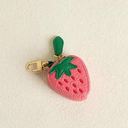 Mini Fruit Handmade Pouch Keychain Charm