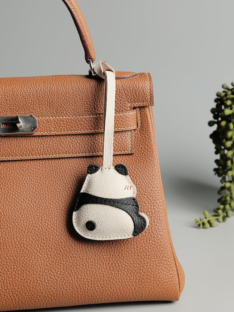 Moodie Panda Handmade Leather Charm