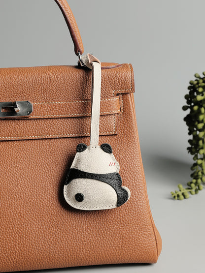 Moodie Panda Handmade Leather Charm