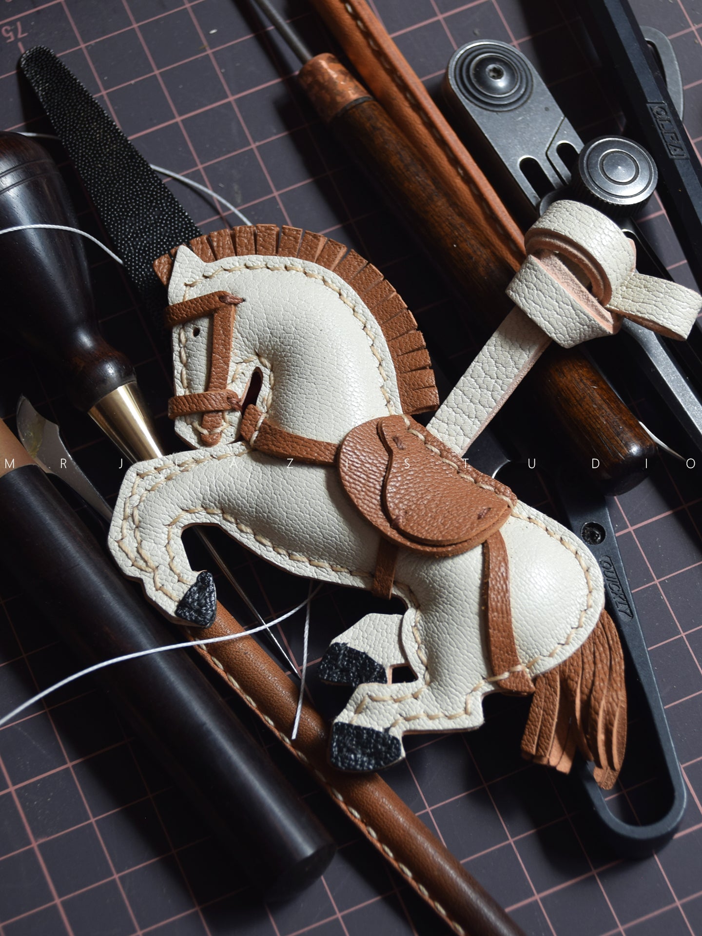 Equinox Horse Leather Charm