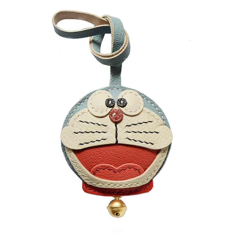 Bell Cat Handmade Leather Charm