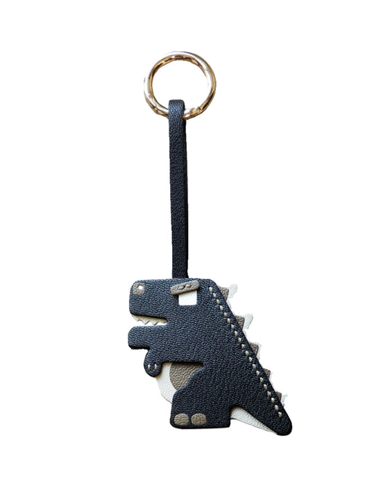 Dino Bite Handmade Leather Charm