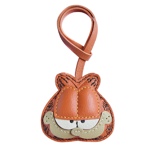 Orange Cat Handmade Leather Limited Edition Charm