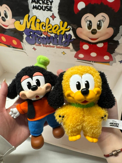 Mickey Family Cute Together Keychain Series Figures