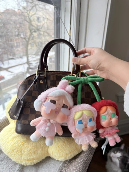 CRYBABY Crying For Love Series-Vinyl Plush Hanging Card (Love You Cherry Much)