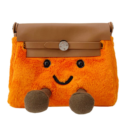 Orange Sling Fluff Bag