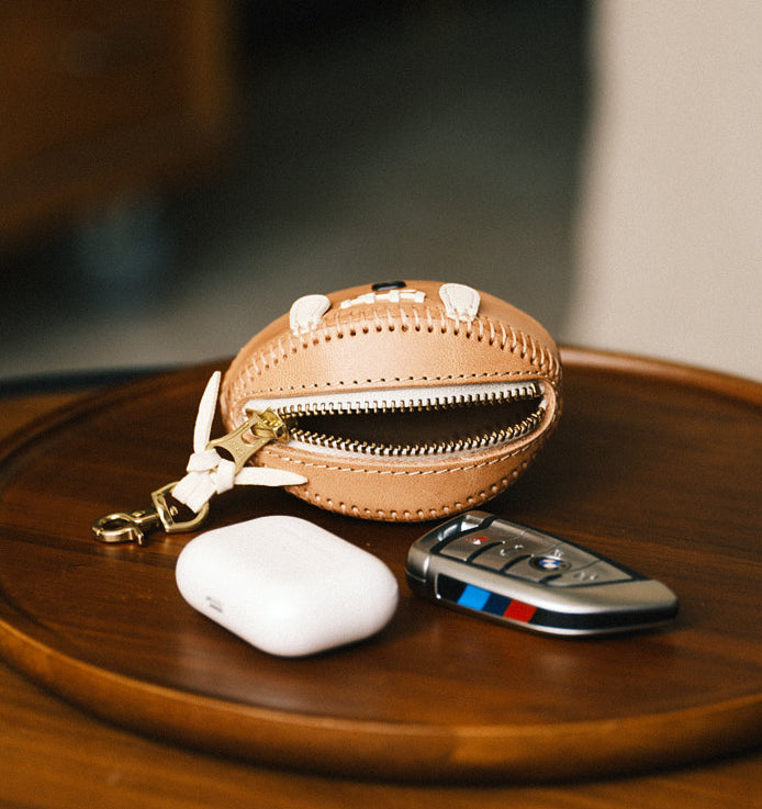 Doggo Ball Handmade Leather Charm