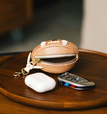 Doggo Ball Handmade Leather Charm