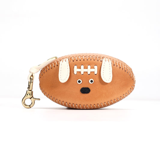 Doggo Ball Handmade Leather Charm