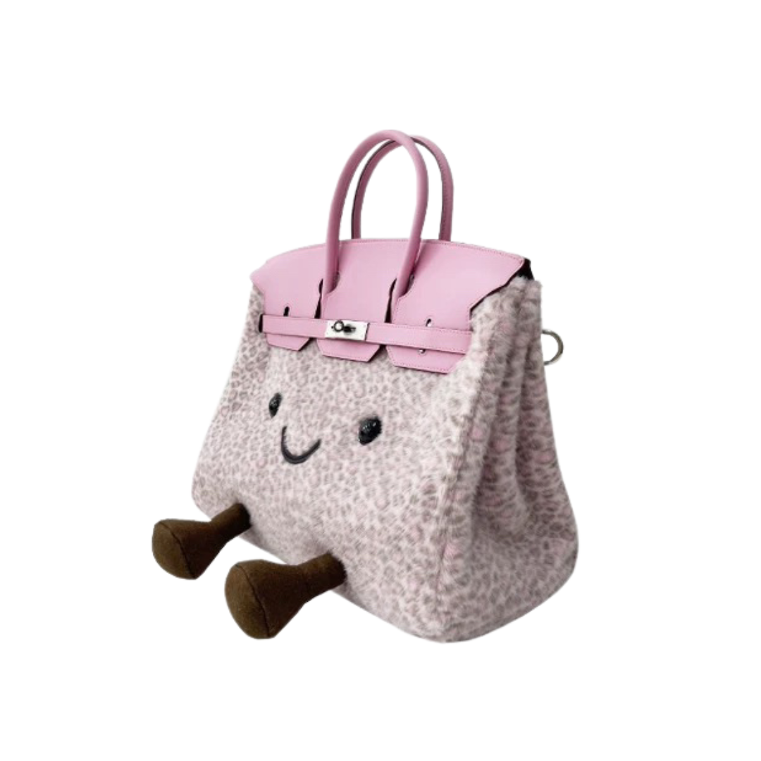 Classic Rose Leopard BK Bag