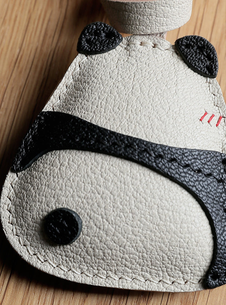 Moodie Panda Handmade Leather Charm