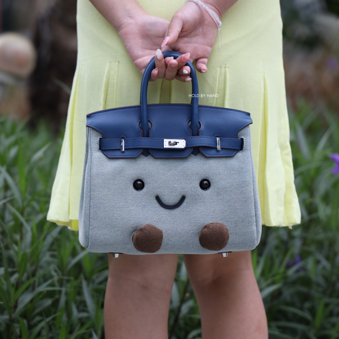 Classic Denim Fluff Bag