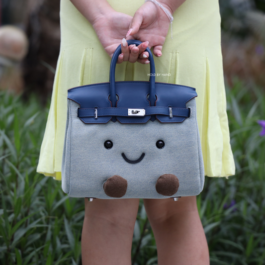 Classic Denim Fluff Bag