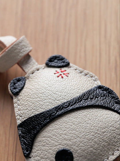 Moodie Panda Handmade Leather Charm