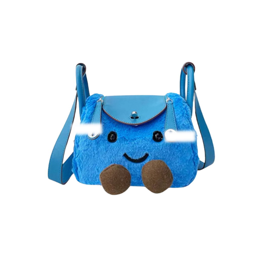 Sky Blue Cuddle Fluff Bag