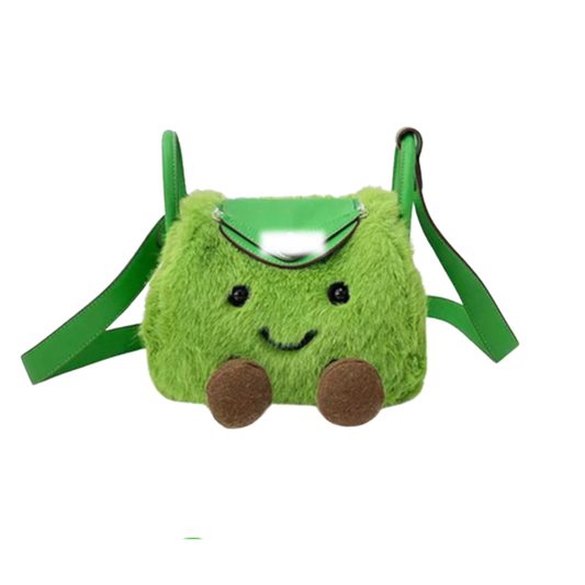 Apple Green Cuddle Fluff Bag