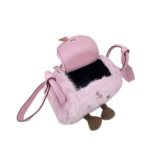 Dusty Rose Cuddle Fluff Bag