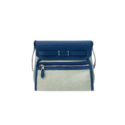 Ready Stock | Limited Quantity – Blue Denim Fluff Sling Bag