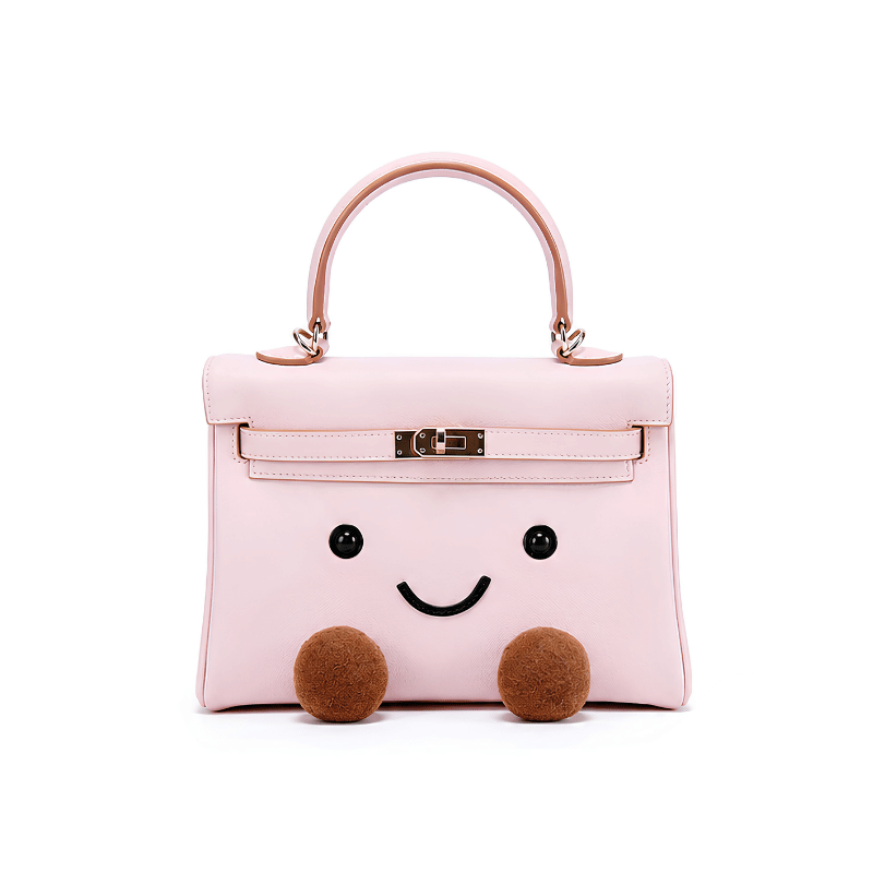 Classic Petal Rose Fluff Clarette Bag
