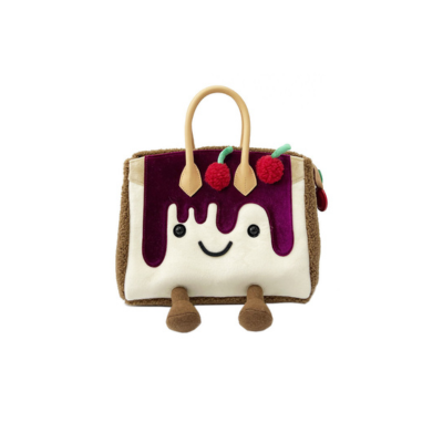 Classic Berry Brioche Fluff Zip Bag