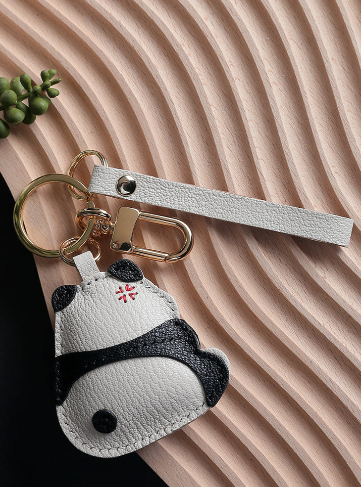 Moodie Panda Handmade Leather Charm