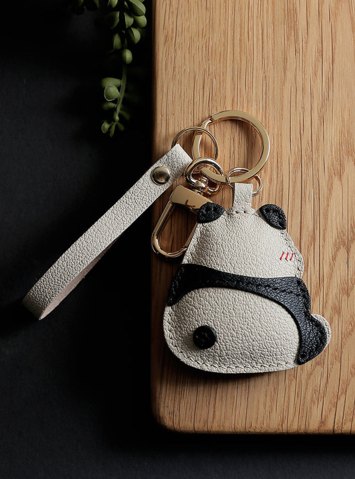 Moodie Panda Handmade Leather Charm