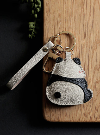 Moodie Panda Handmade Leather Charm