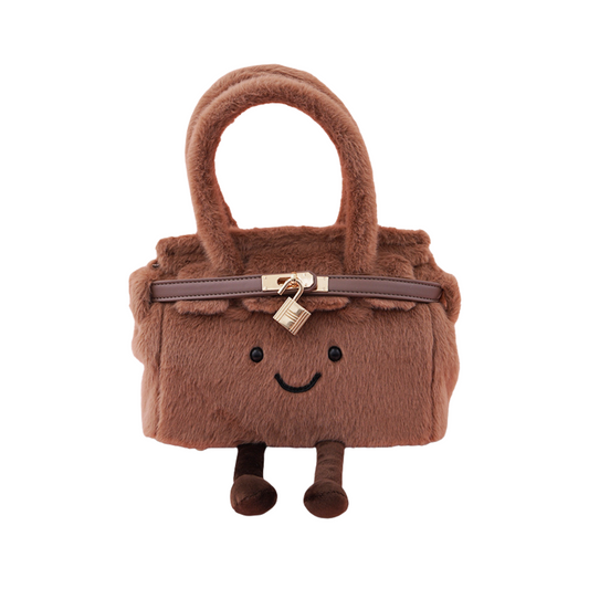 Classic Cocoa Brown Pluffy BK Bag