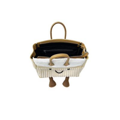 Classic Vanilla Blanc Fluff Zip Bag