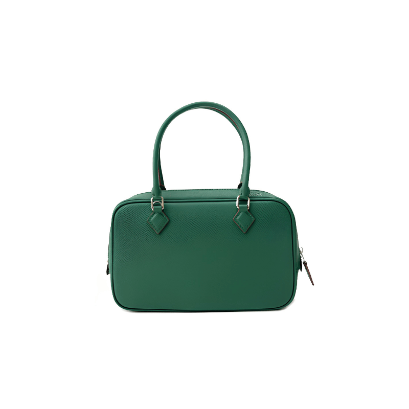 Forest Green Rectangle Zip Shoulder Bag
