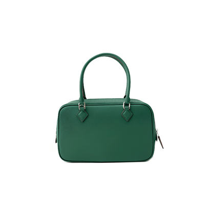 Forest Green Rectangle Zip Shoulder Bag