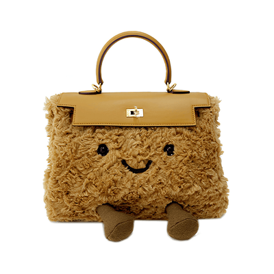 Classic Caramel Teddy Fluff Clarette Bag