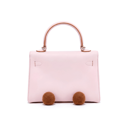 Classic Petal Rose Fluff Clarette Bag