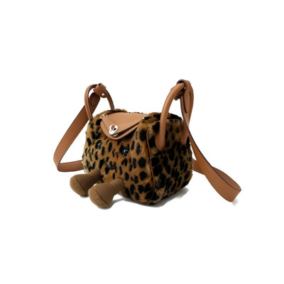 Leopard Cuddle Fluff Bag