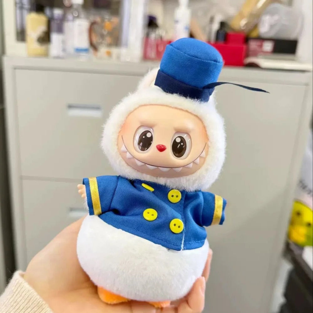 Labubu Captain Sailor Handmade Costume Outfit | Fits 17cm Labubu | Limited Pre-order