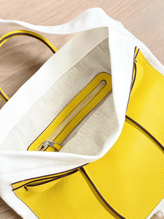 Classic Lemon White BK Tote Bag