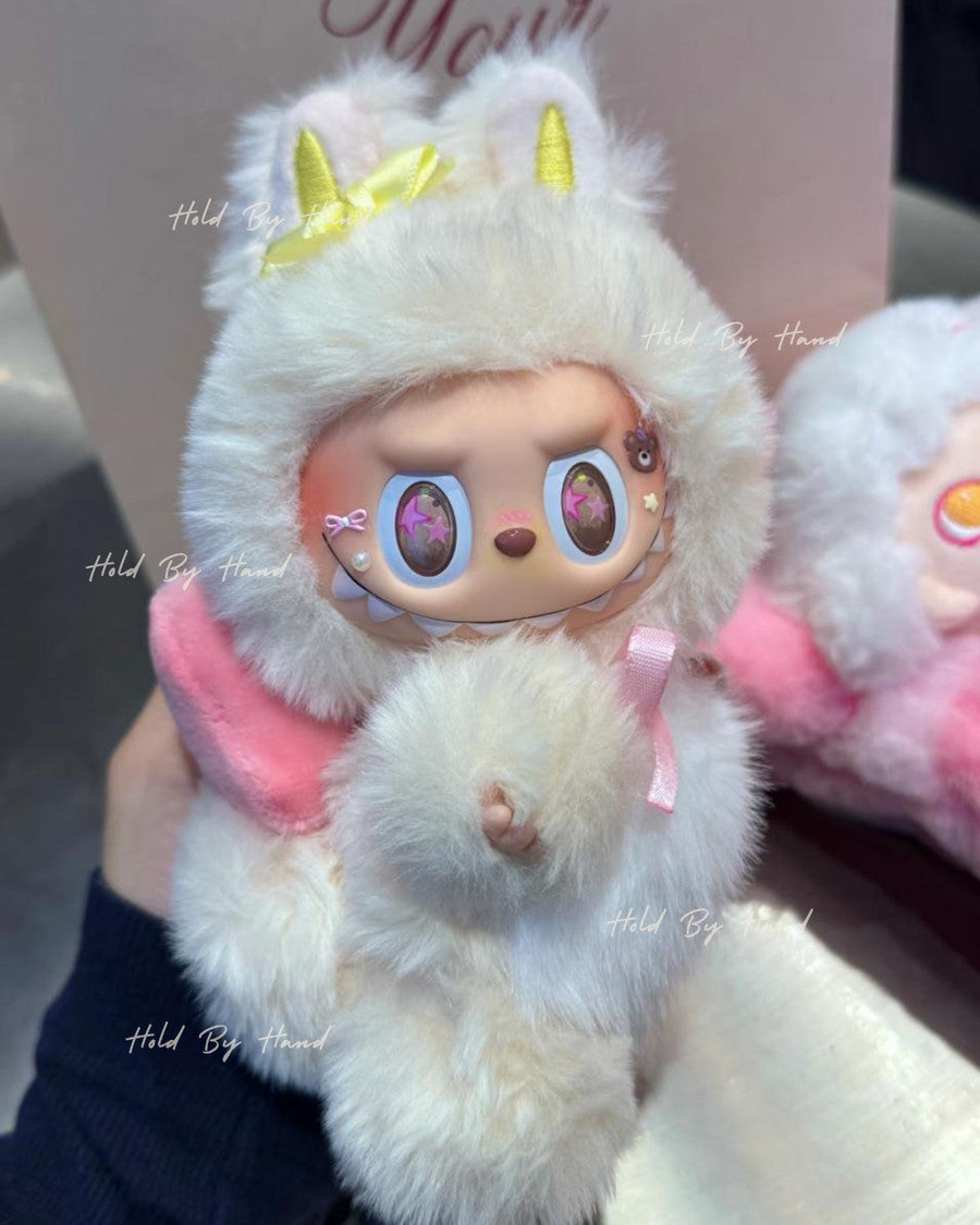 Custom Labubu Pink Dragon and Angel