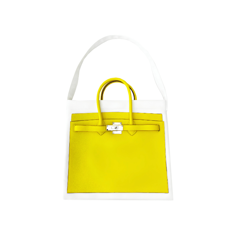 Classic Lemon White BK Tote Bag