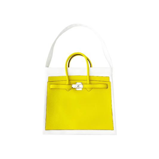Classic Lemon White BK Tote Bag